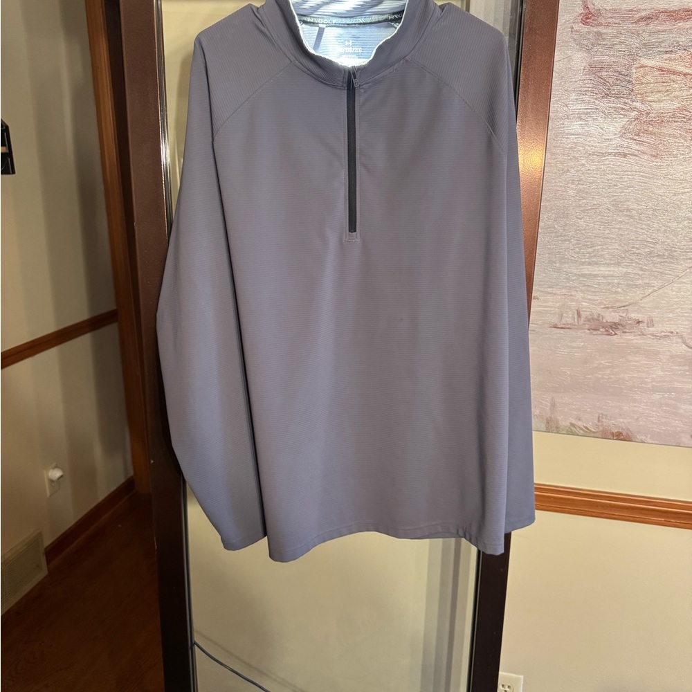 Under Armour Gray Golf Pullover